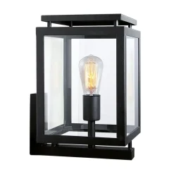 Buitenwandlamp de Vecht, 37 cm, zwart