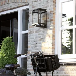 Buitenwandlamp de Vecht, 37 cm, zwart