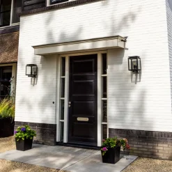 Buitenwandlamp de Vecht, 37 cm, zwart