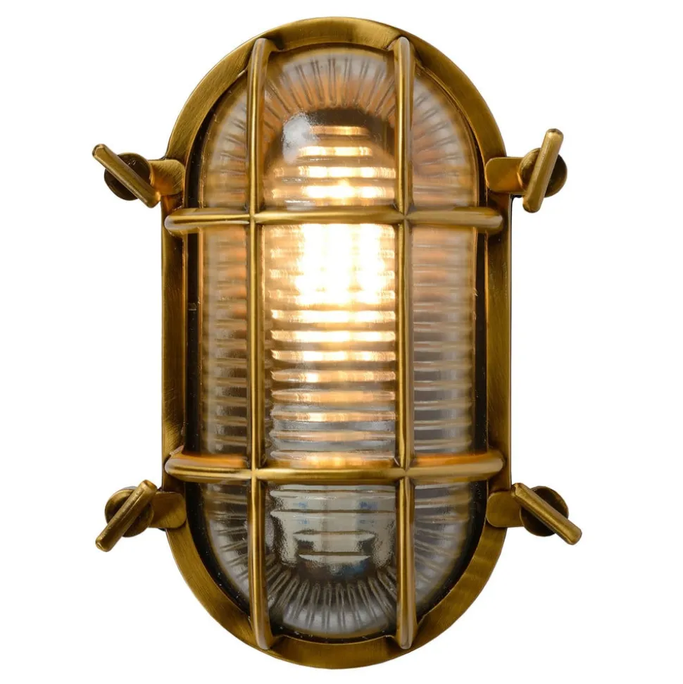 Buitenwandlamp Dudley, messing