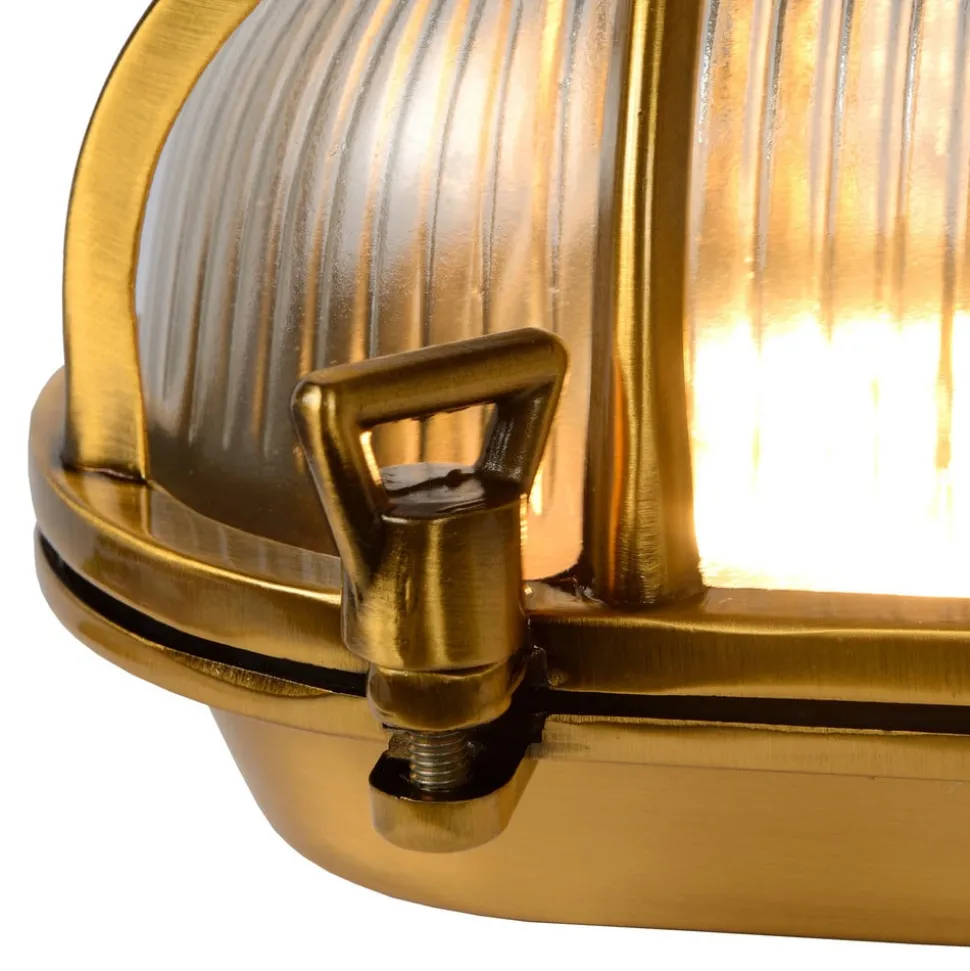 Buitenwandlamp Dudley, messing