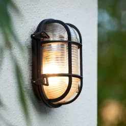 Buitenwandlamp Dudley, zwart