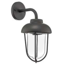 Buitenwandlamp Duero in vintage stijl, antraciet