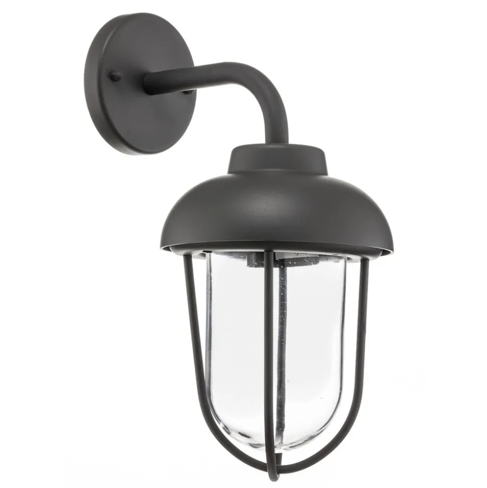 Buitenwandlamp Duero in vintage stijl, antraciet