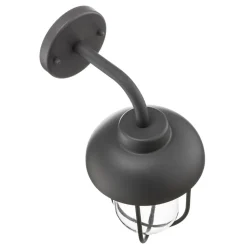 Buitenwandlamp Duero in vintage stijl, antraciet