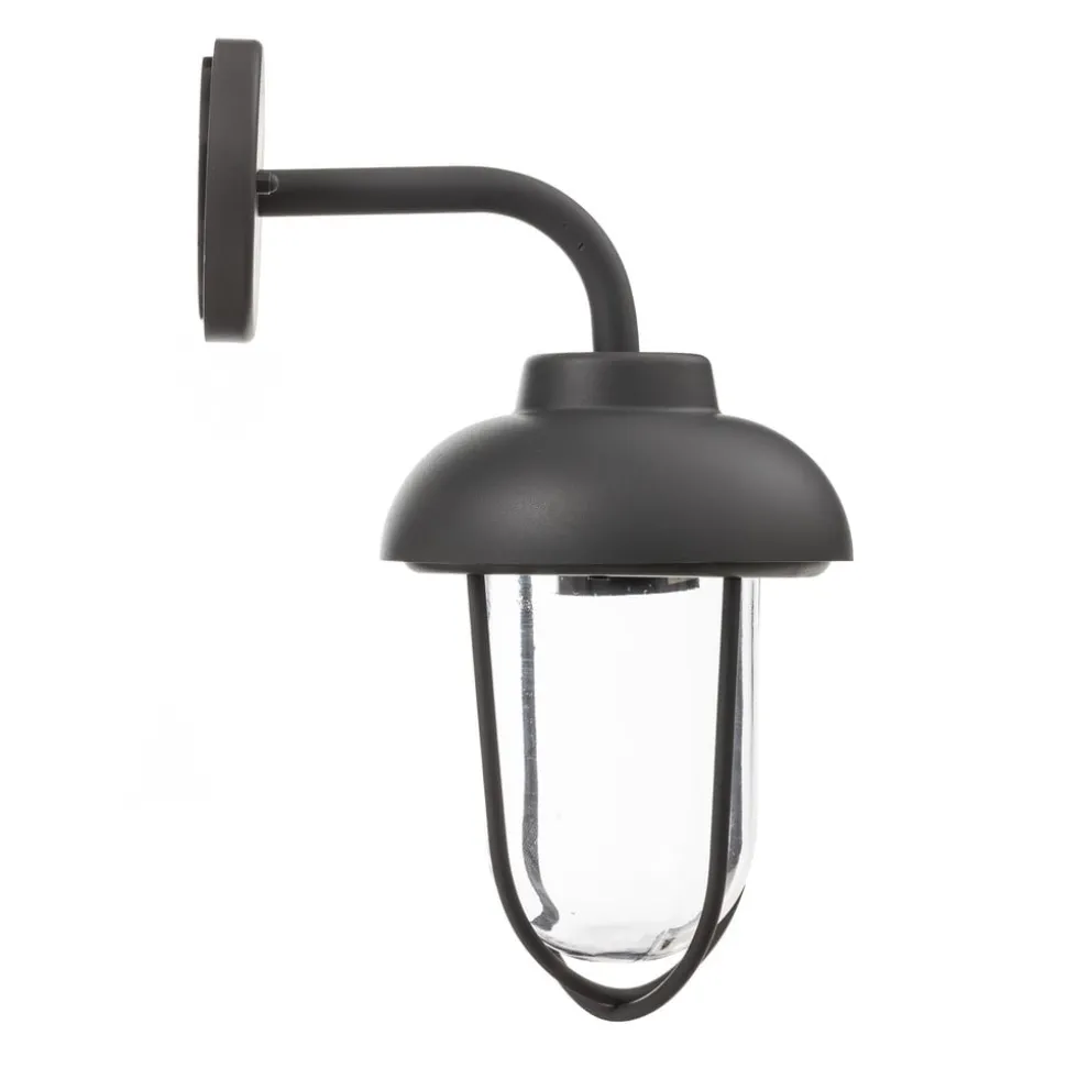 Buitenwandlamp Duero in vintage stijl, antraciet