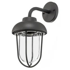 Buitenwandlamp Duero in vintage stijl, antraciet