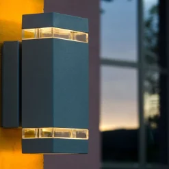 Buitenwandlamp Focus, antraciet