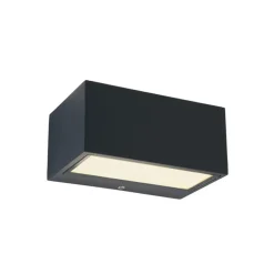 Buitenwandlamp Gemini hoekig 16cm 3.000 K