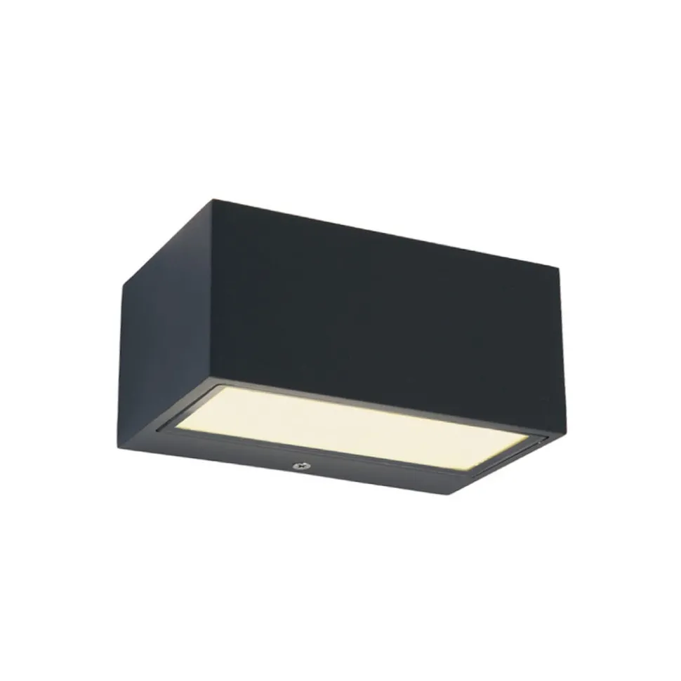 Buitenwandlamp Gemini hoekig 16cm 3.000 K