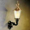 Buitenwandlamp Hoorn, fitting boven, groen