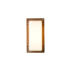 Buitenwandlamp Ice Cubic 3410, messing antiek