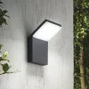 Buitenwandlamp Ideal Lux Style antraciet, aluminium, 4.000 K