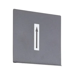 Buitenwandlamp Iseo, beige, breedte 10 cm, sensor