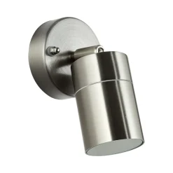 Buitenwandlamp Jandy naar beneden draaibaar roestvrij staal gekleurd,