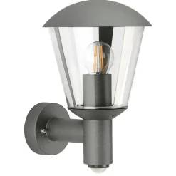 Buitenwandlamp Jorrit, bewegingsmelder, antraciet