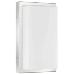 Buitenwandlamp Julea, roestvrij staal, bewegingsmelder