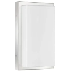 Buitenwandlamp Julea, roestvrij staal, bewegingsmelder