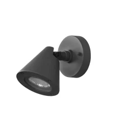 Buitenwandlamp Kaveri van aluminium, antraciet