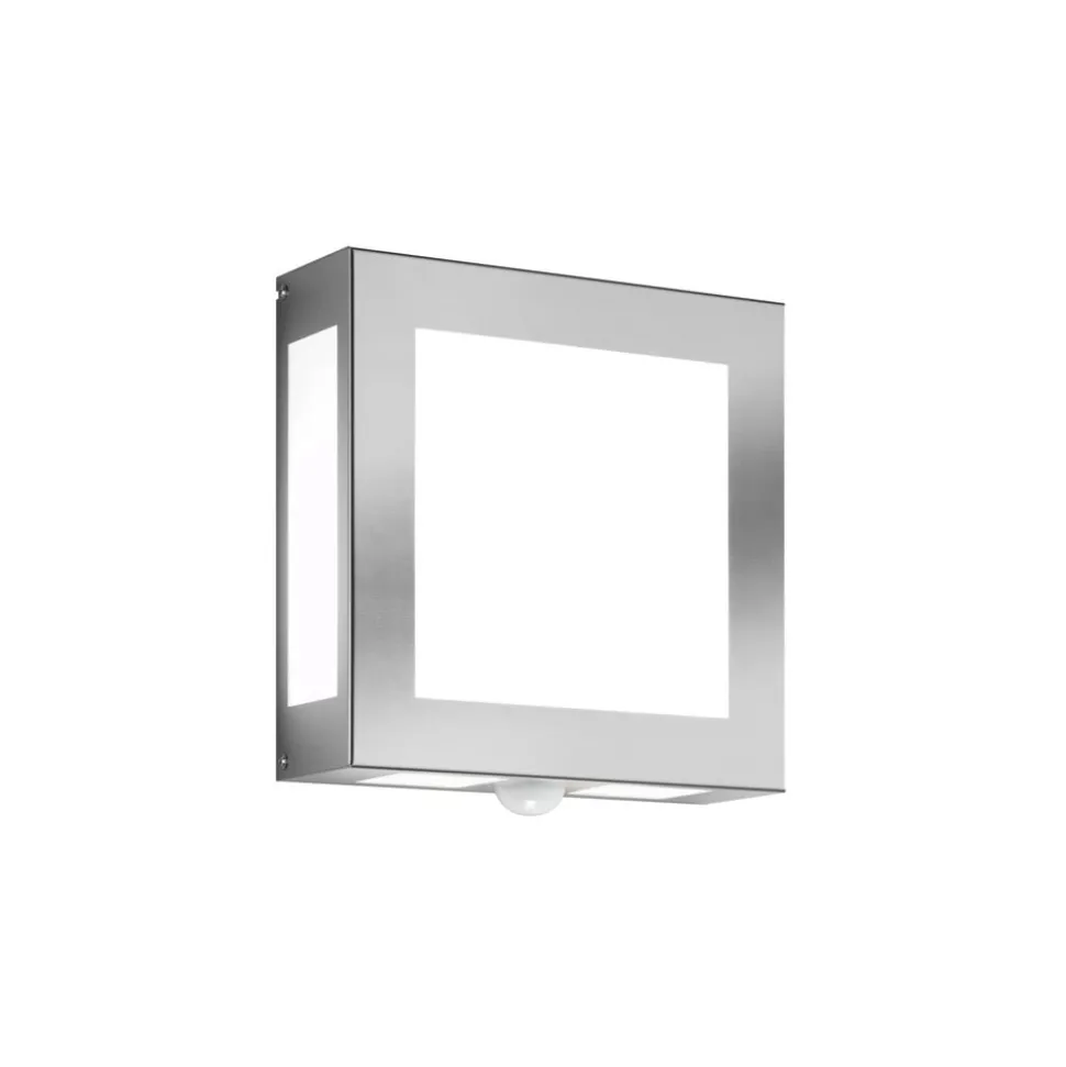 Buitenwandlamp Legendo, roestvrij staal met sensor