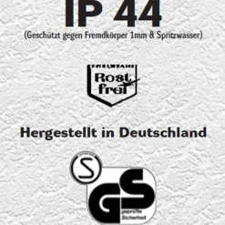 Buitenwandlamp Legendo, roestvrij staal met sensor