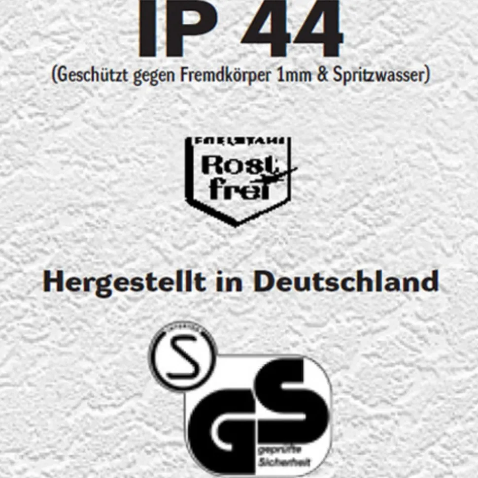 Buitenwandlamp Legendo, roestvrij staal met sensor