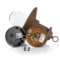 Buitenwandlamp Leonie Vintage-bruin