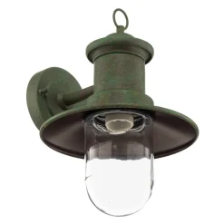 Buitenwandlamp Leonie Vintage-groen