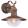 Buitenwandlamp Linda met vintage-roest-optiek