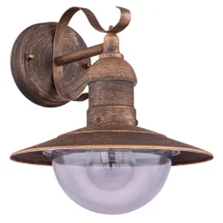 Buitenwandlamp Linda met vintage-roest-optiek