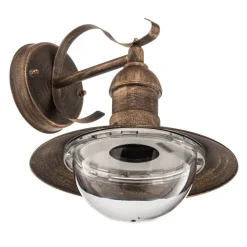 Buitenwandlamp Linda met vintage-roest-optiek