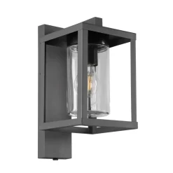 Buitenwandlamp Lunga met schemersensor