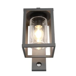 Buitenwandlamp Lunga met bewegingsmelder