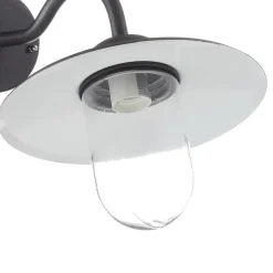 Buitenwandlamp LUXEMBOURG, zwart