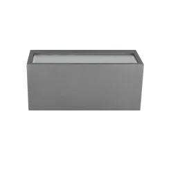 Buitenwandlamp Mayenne, antraciet, up- & downlight, hoekig