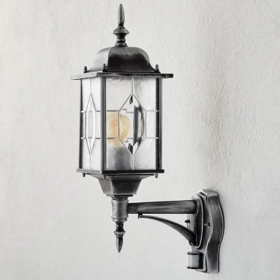 Buitenwandlamp Milano met bewegingsmelder