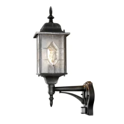 Buitenwandlamp Milano met bewegingsmelder