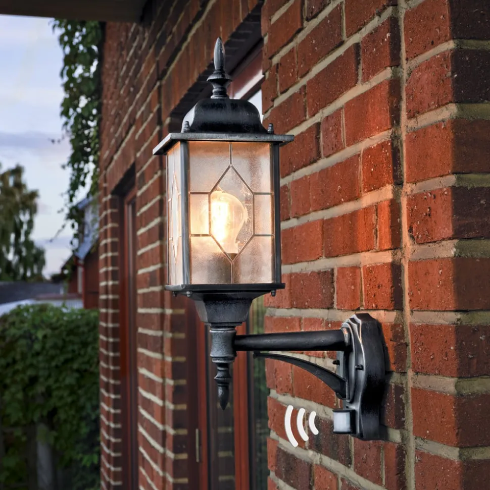 Buitenwandlamp Milano met bewegingsmelder