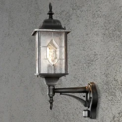 Buitenwandlamp Milano met bewegingsmelder