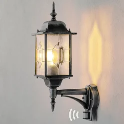 Buitenwandlamp Milano met bewegingsmelder