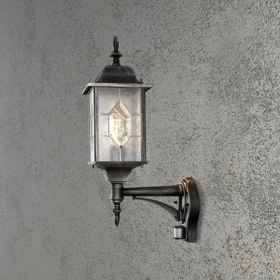 Buitenwandlamp Milano met bewegingsmelder