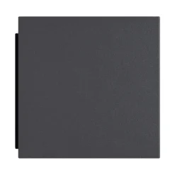 Buitenwandlamp Milda kubi, antraciet, up/down, aluminium