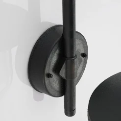 Buitenwandlamp Naisha, diffusser met groeven