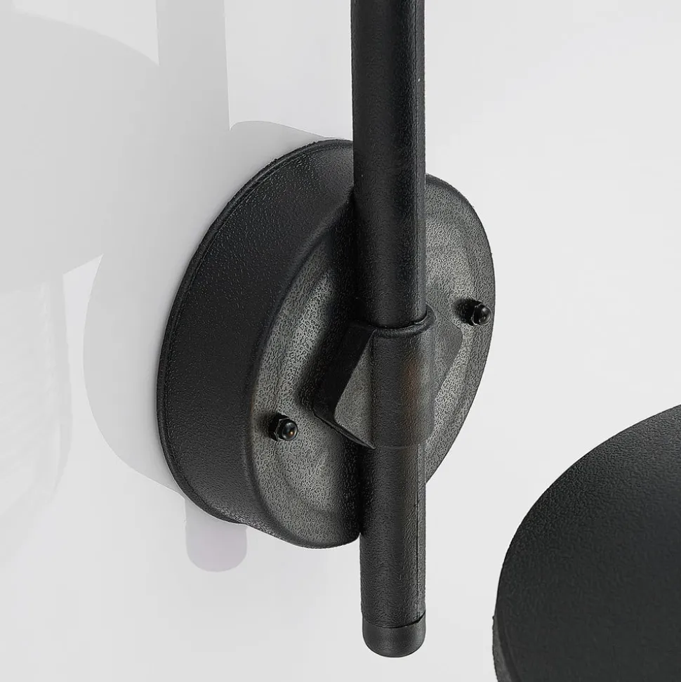 Buitenwandlamp Naisha, diffusser met groeven