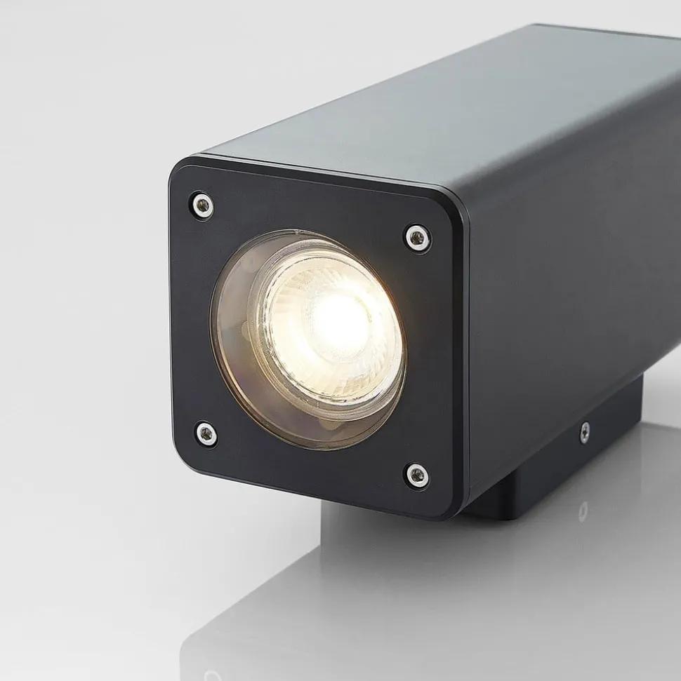 Buitenwandlamp Nati, IP54, GU10, hoekig