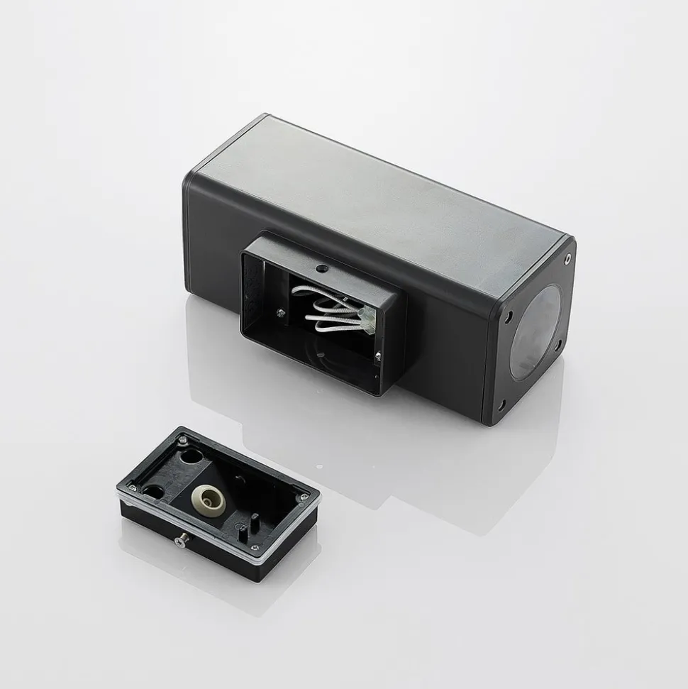 Buitenwandlamp Nati, IP54, GU10, hoekig