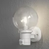 Buitenwandlamp NEMI met bewegingsmelder, wit