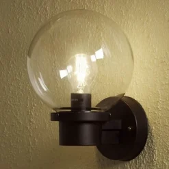 Buitenwandlamp Nemi zonder sensor, zwart