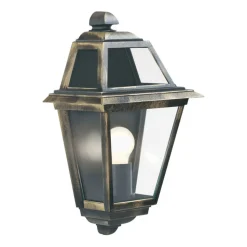 Buitenwandlamp New Orleans, halve lantaarn