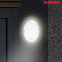 Buitenwandlamp Nizza Ø 28cm wit 4.000K